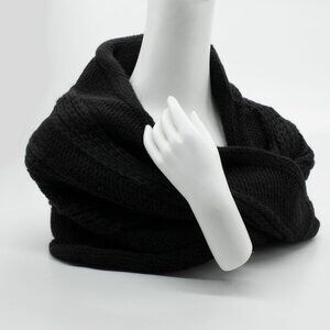 Chunky Neck Warmer - Black